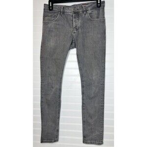 Dsquared2 Gray Denim Medium Wash  5-Pockets Skinny Jean Made In Italy 30x30